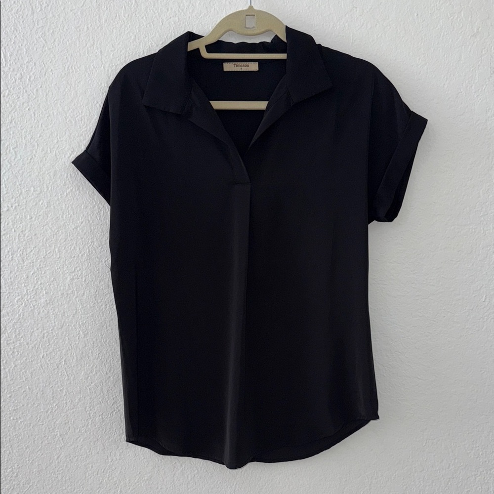 Elegant Black Button Down Shirt